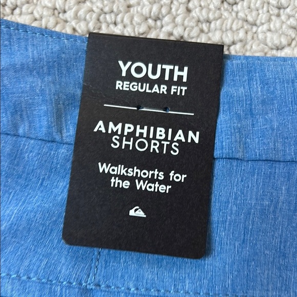 Quiksilver Blue Flat Front Shorts Lightweight Casual - Picture 5 of 6